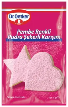 Dr. Oetker Pembe Renkli Pudra Şekerli Karışım