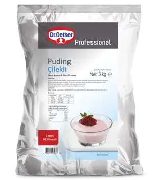 Dr. Oetker Puding Çilekli (3 kg)