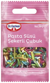 Dr. Oetker Pasta Süsü Şekerli Çubuk