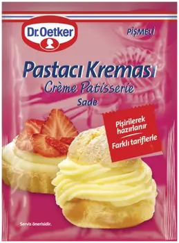Dr. Oetker Pastacı Kreması Pişmeli- Sade