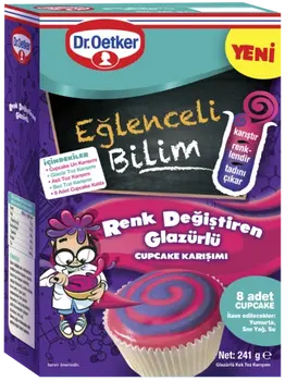 Dr. Oetker Renk Değiştiren Glazürlü Cupcake Karışımı
