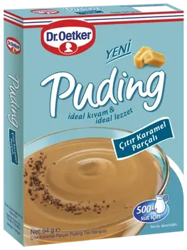 Dr. Oetker Puding Çıtır Karamel Parçalı