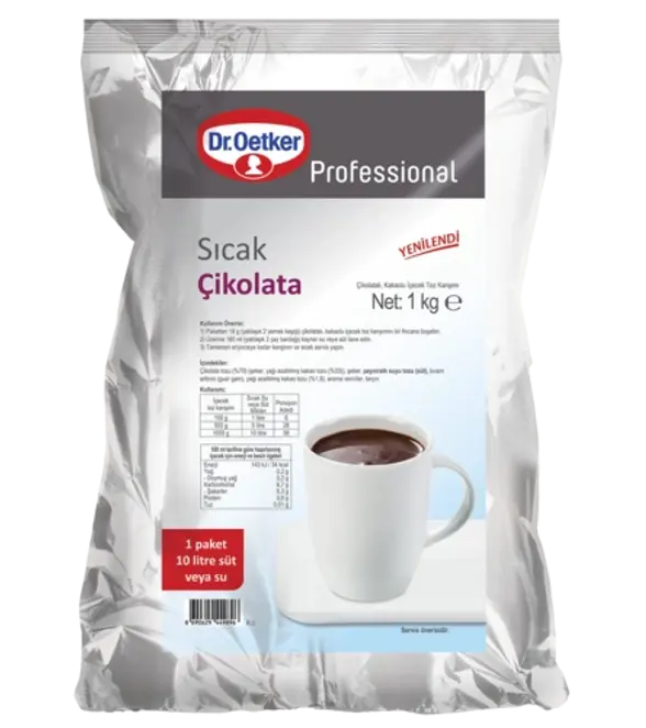 Dr. Oetker Sıcak Çikolata (1 kg)