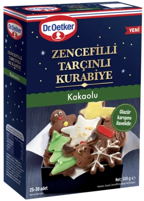 Dr. Oetker Zencefilli Tarçınlı Kurabiye Kakaolu