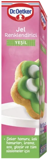 Dr. Oetker Yeşil Jel Renklendirici