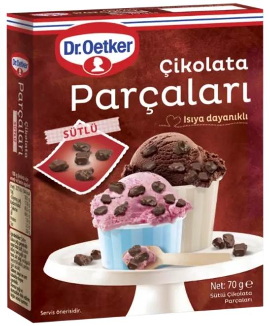 Dr. Oetker Çikolata Parçaları - Sütlü
