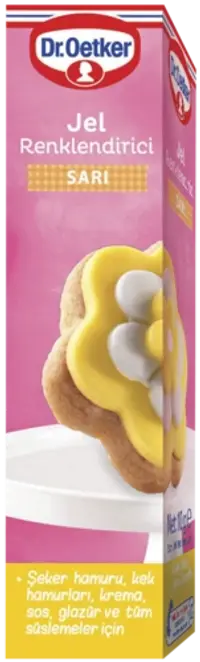 Dr. Oetker Sarı Jel Renklendirici