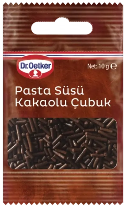 Dr. Oetker Pasta Süsü Kakaolu Çubuk