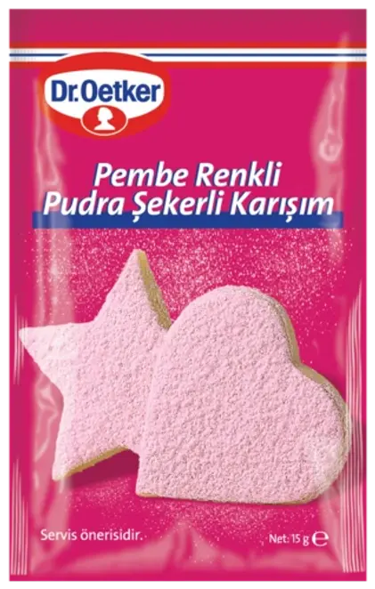 Dr. Oetker Pembe Renkli Pudra Şekerli Karışım