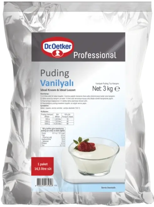 Dr. Oetker Puding Vanilyalı (3 kg)
