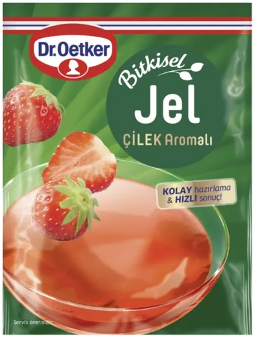 Dr. Oetker Bitkisel Jel Çilek Aromalı