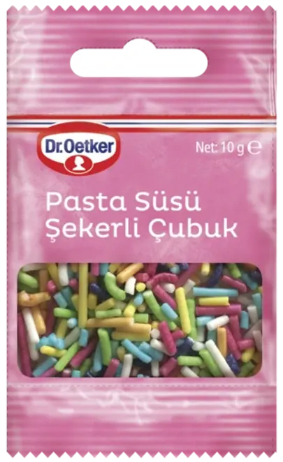 Dr. Oetker Pasta Süsü Şekerli Çubuk