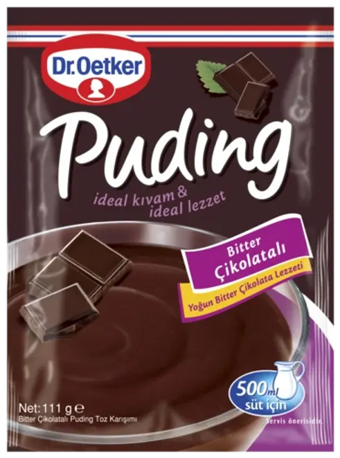 Dr. Oetker Puding Bitter Çikolatalı