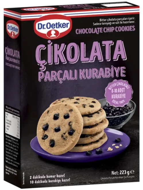 Dr. Oetker Çikolata Parçalı Kurabiye