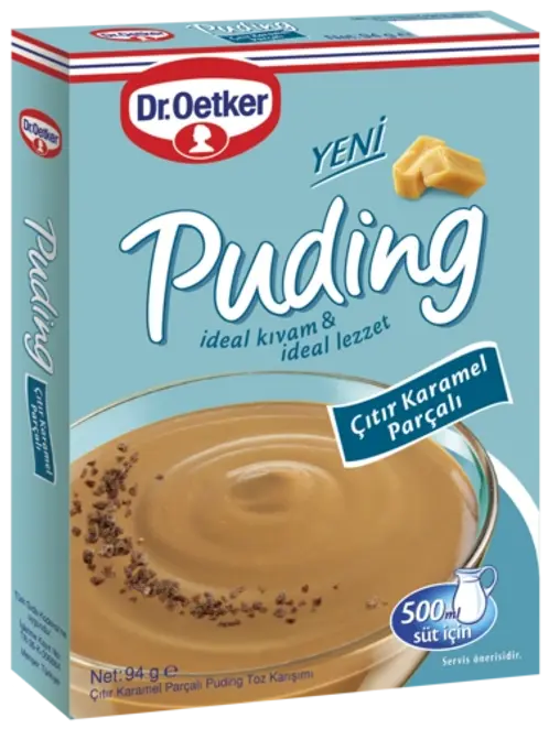 Dr. Oetker Puding Çıtır Karamel Parçalı