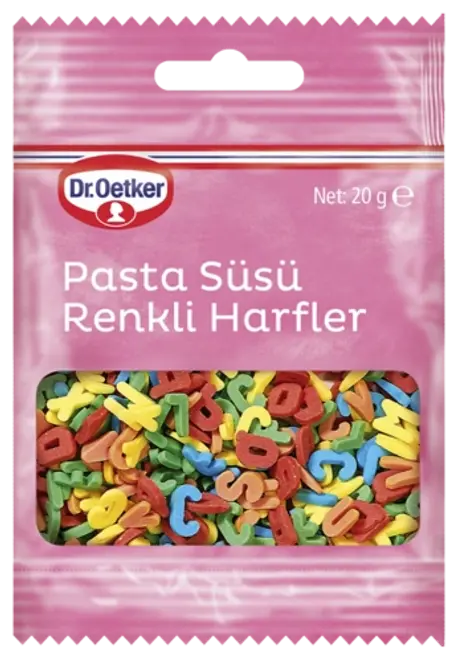 Dr. Oetker Pasta Süsü Renkli Harfler
