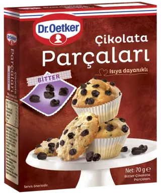 Dr. Oetker Bitter Çikolata Parçaları