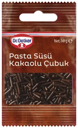 Dr. Oetker Pasta Süsü - Kakaolu Çubuk