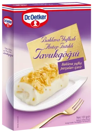 Dr. Oetker Baklava Yufkalı Antep Fıstıklı Tavukgöğsü