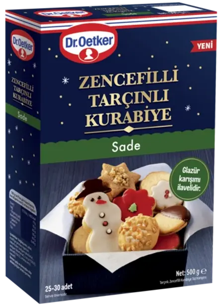 Dr. Oetker Zencefilli Tarçınlı Kurabiye - Sade