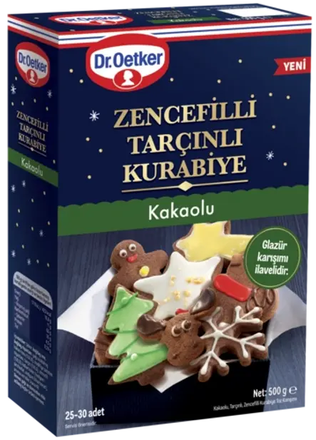 Dr. Oetker Zencefilli Tarçınlı Kurabiye - Kakaolu