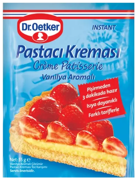 Dr. Oetker Vanilya Aromalı Pastacı Kreması - Instant