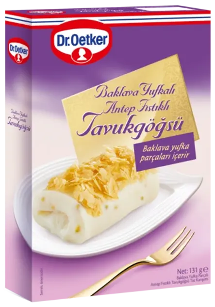 Dr. Oetker Baklava Yufkalı Antep Fıstıklı Tavukgöğsü