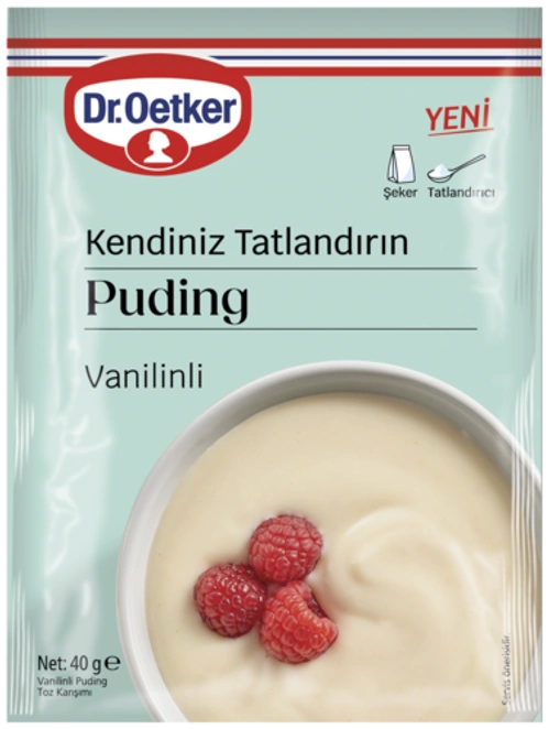 Dr. Oetker Kendiniz Tatlandırın Puding Vanilinli