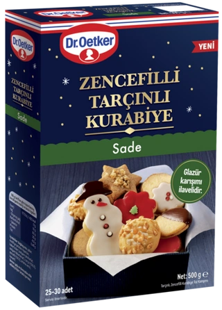 Dr. Oetker Zencefilli Tarçınlı Kurabiye - Sade