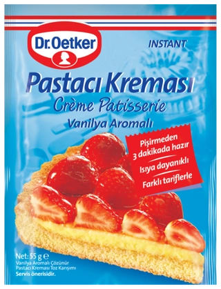 Dr. Oetker Vanilya Aromalı Pastacı Kreması - Instant