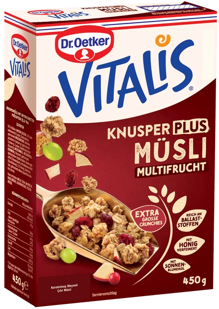Dr. Oetker Vitalis Multi Meyveli Çıtır Müsli