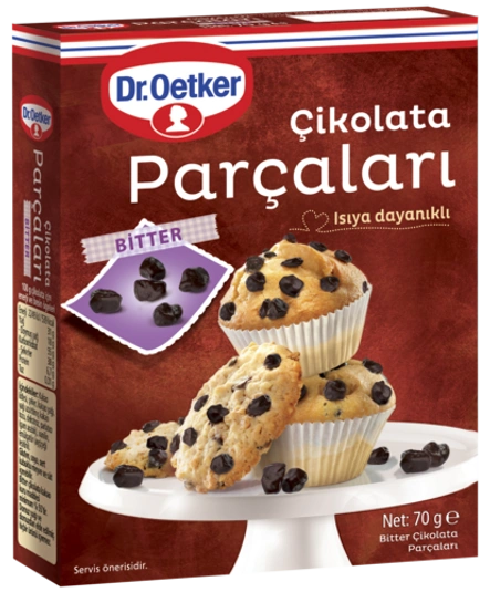 Dr. Oetker Bitter Çikolata Parçaları
