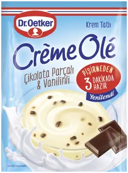 Dr. Oetker Crème Olé Çikolata Parçalı - Vanilinli