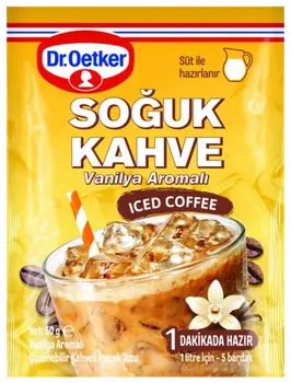 Dr. Oetker Vanilya Aromalı Soğuk Kahve