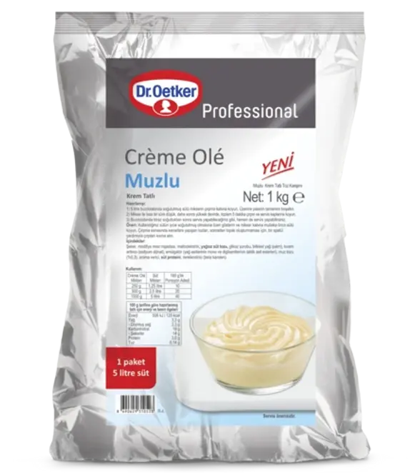 Dr. Oetker Crème Olé Muz Aromalı (1 kg)