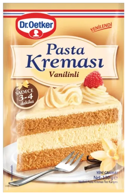 Dr. Oetker Pasta Kreması Vanilinli