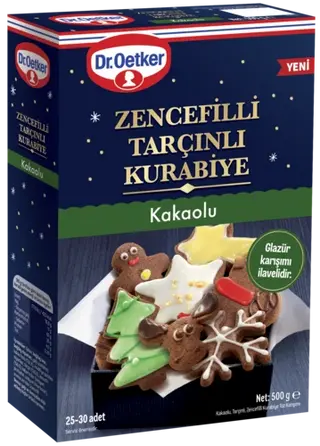 Dr. Oetker Zencefilli Tarçınlı Kurabiye - Kakaolu