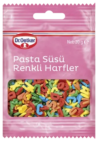 Dr. Oetker Pasta Süsü - Renkli Harfler