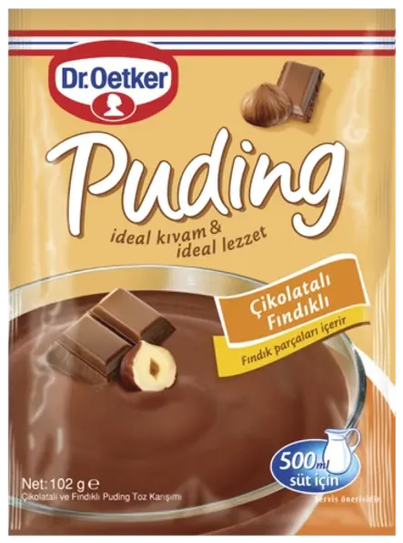 Dr. Oetker Çikolatalı Fındıklı Puding