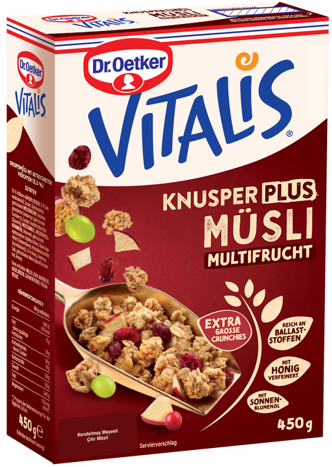Dr. Oetker Vitalis Multi Meyveli Çıtır Müsli