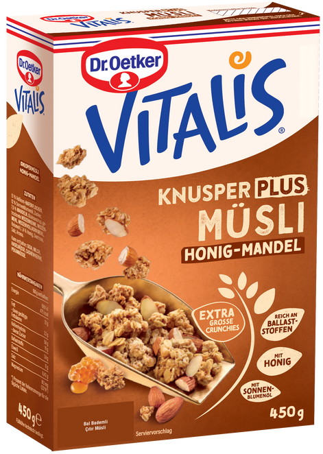 Dr. Oetker Vitalis Bal Bademli Çıtır Müsli