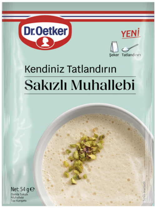 Dr. Oetker Kendiniz Tatlandırın Sakızlı Muhallebi