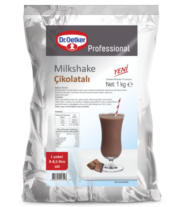 Dr. Oetker Milkshake Çikolatalı (1 kg)