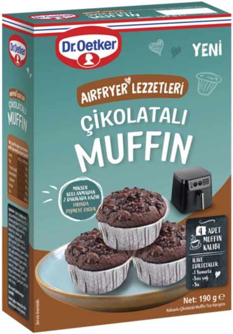 Dr. Oetker Airfryer Çikolatalı Muffin