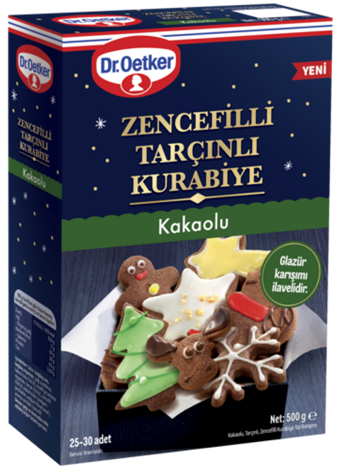 Dr. Oetker Zencefilli Tarçınlı Kurabiye Kakaolu