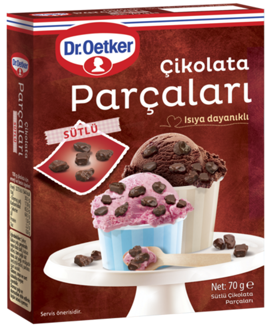 Dr. Oetker Çikolata Parçaları - Sütlü
