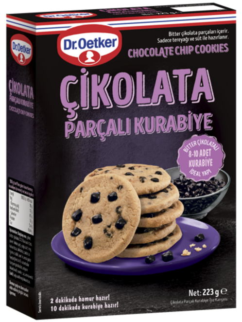 Dr. Oetker Çikolata Parçalı Kurabiye