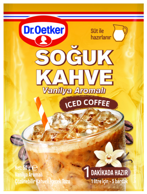 Dr. Oetker Vanilya Aromalı Soğuk Kahve