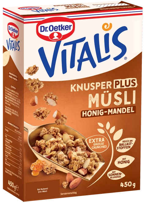 Dr. Oetker Vitalis Bal Bademli Çıtır Müsli