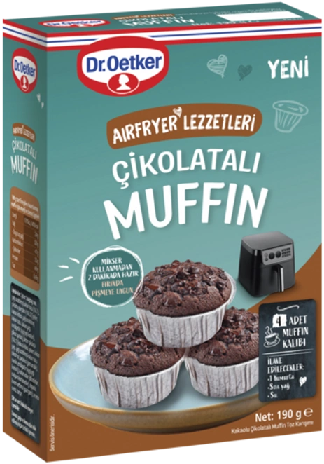 Dr. Oetker Airfryer Çikolatalı Muffin